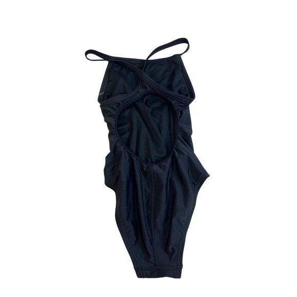 TYR Womens Diamondfit One-Piece Swimsuit Black Size 24 Chlorine Resistant UPF 50 - Picture 2 of 7